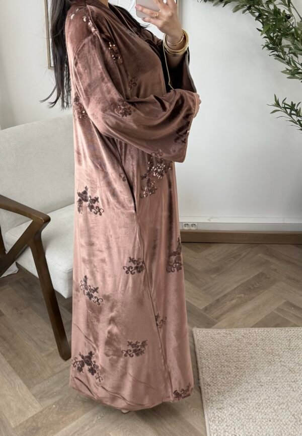 Abaya velours élégance – Image 6