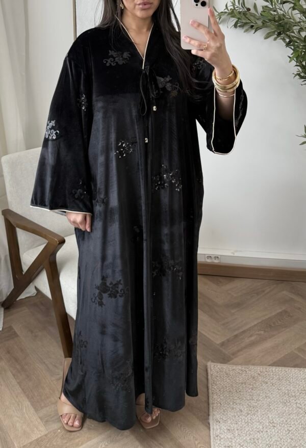 Abaya velours élégance – Image 15