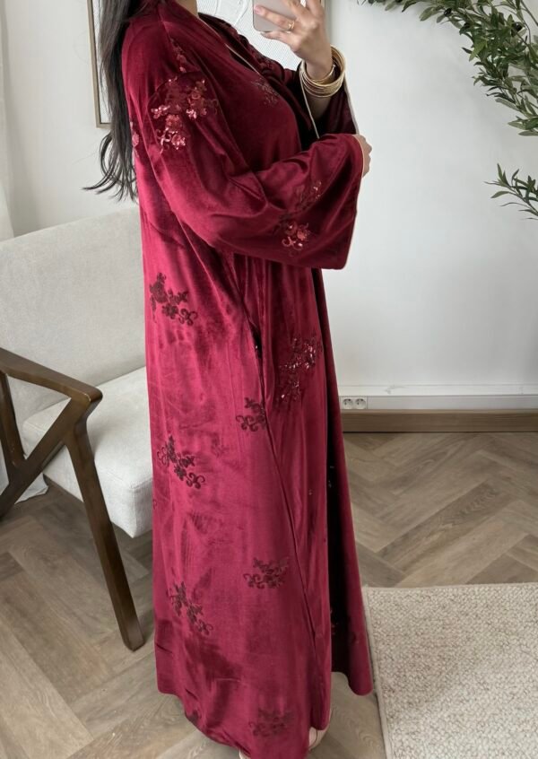 Abaya velours élégance – Image 8