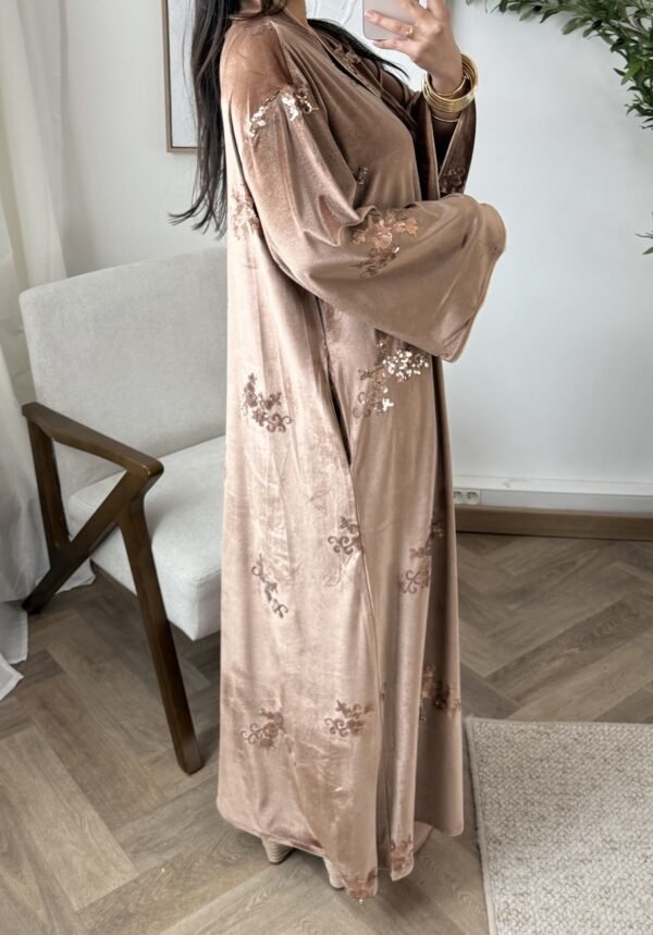 Abaya velours élégance – Image 5