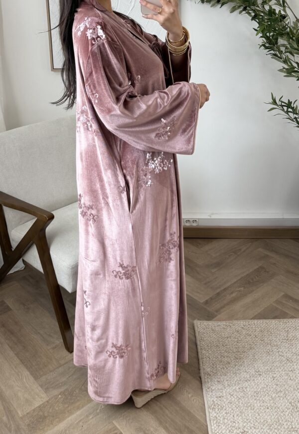 Abaya velours élégance – Image 4