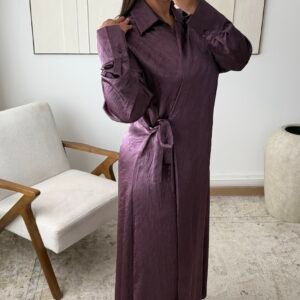 Alternative view of Robe Élégance Satinée X418